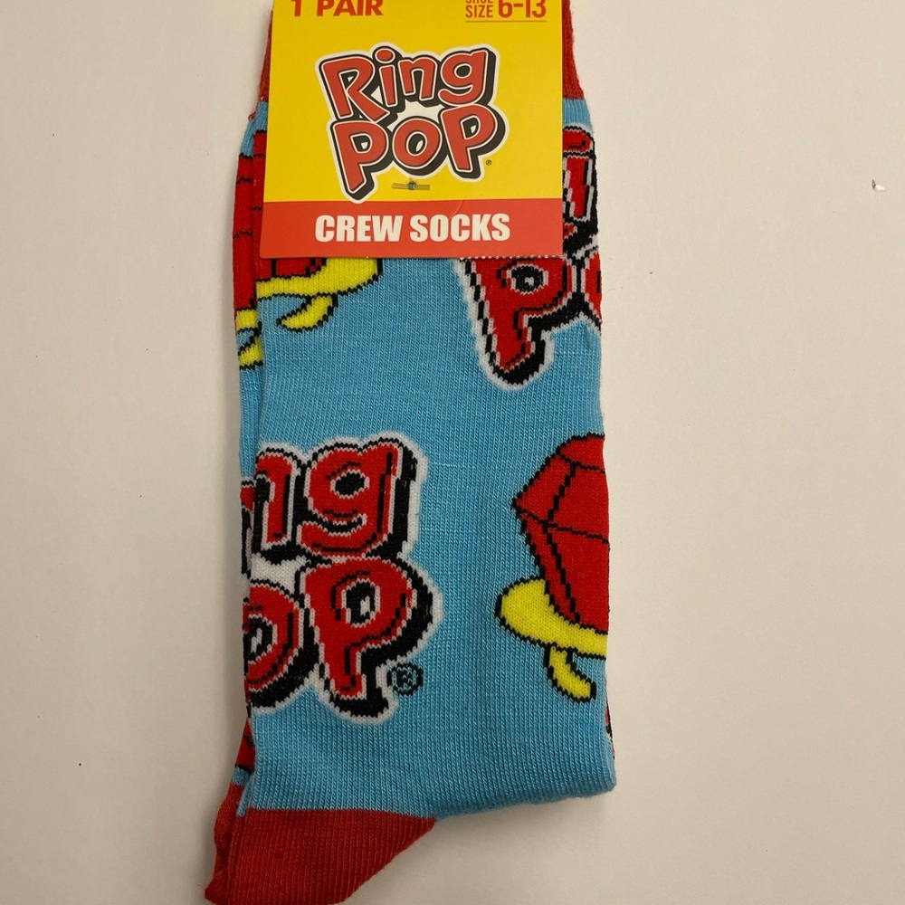 Crew Socks - Blue and Red